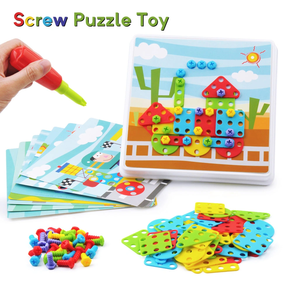 GizmoVine Toddler Puzzle Fun Color Quest Build & Learn STEM Brain Boost Game for Kids!
