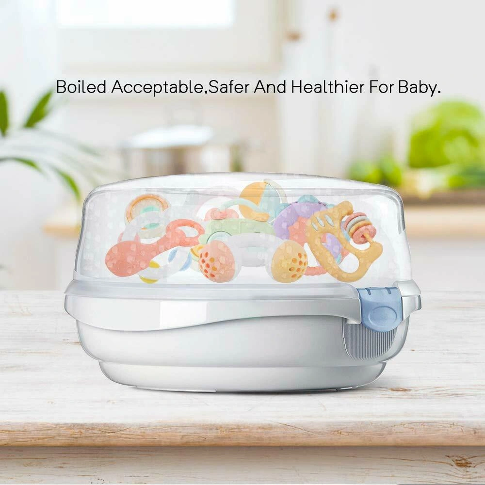 Tiny Treasures: Newborn Rattle & Teether Set - BPA-Free Fun for Your Little One's First Smiles!